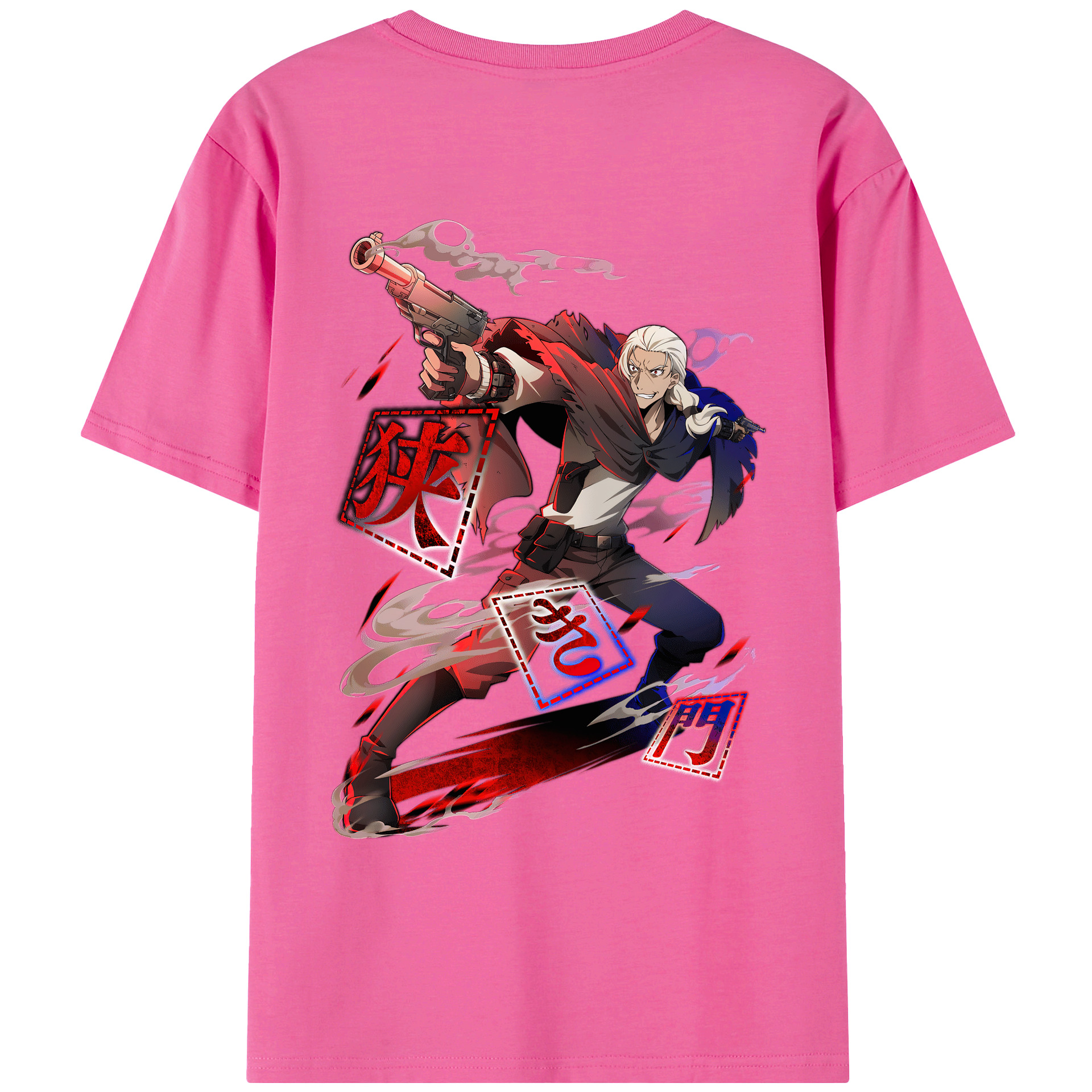 （画像用） 文豪ストレイドッグス Bungo Stray Dogs レディース半袖Tシャツ(バックプリント)